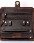 American Darling Jewelry Case Hand Tooled Saddle Blanket Genuine Leather Women Bag Western Handbag Purse