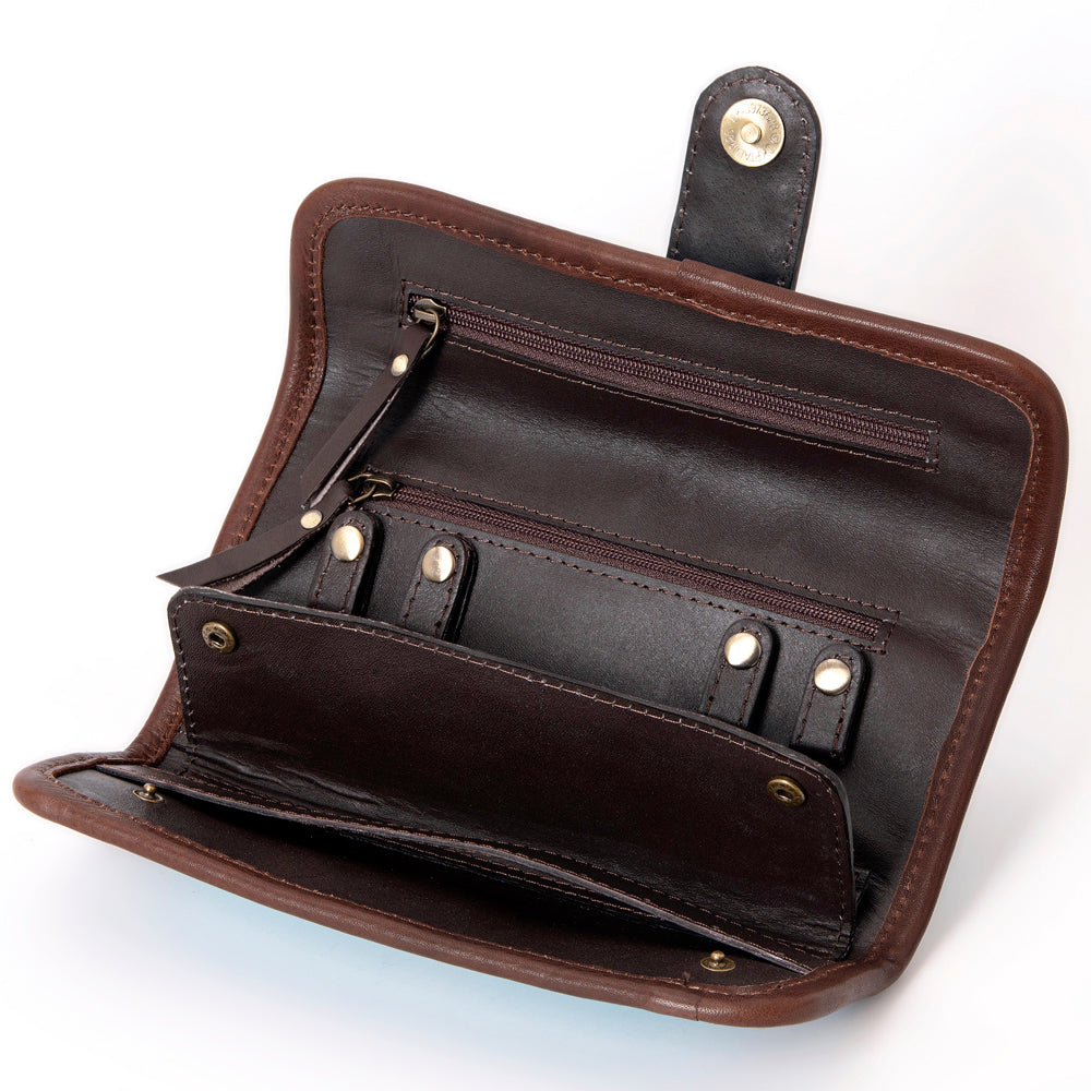American Darling Jewelry Case Hand Tooled Saddle Blanket Genuine Leather Women Bag Western Handbag Purse