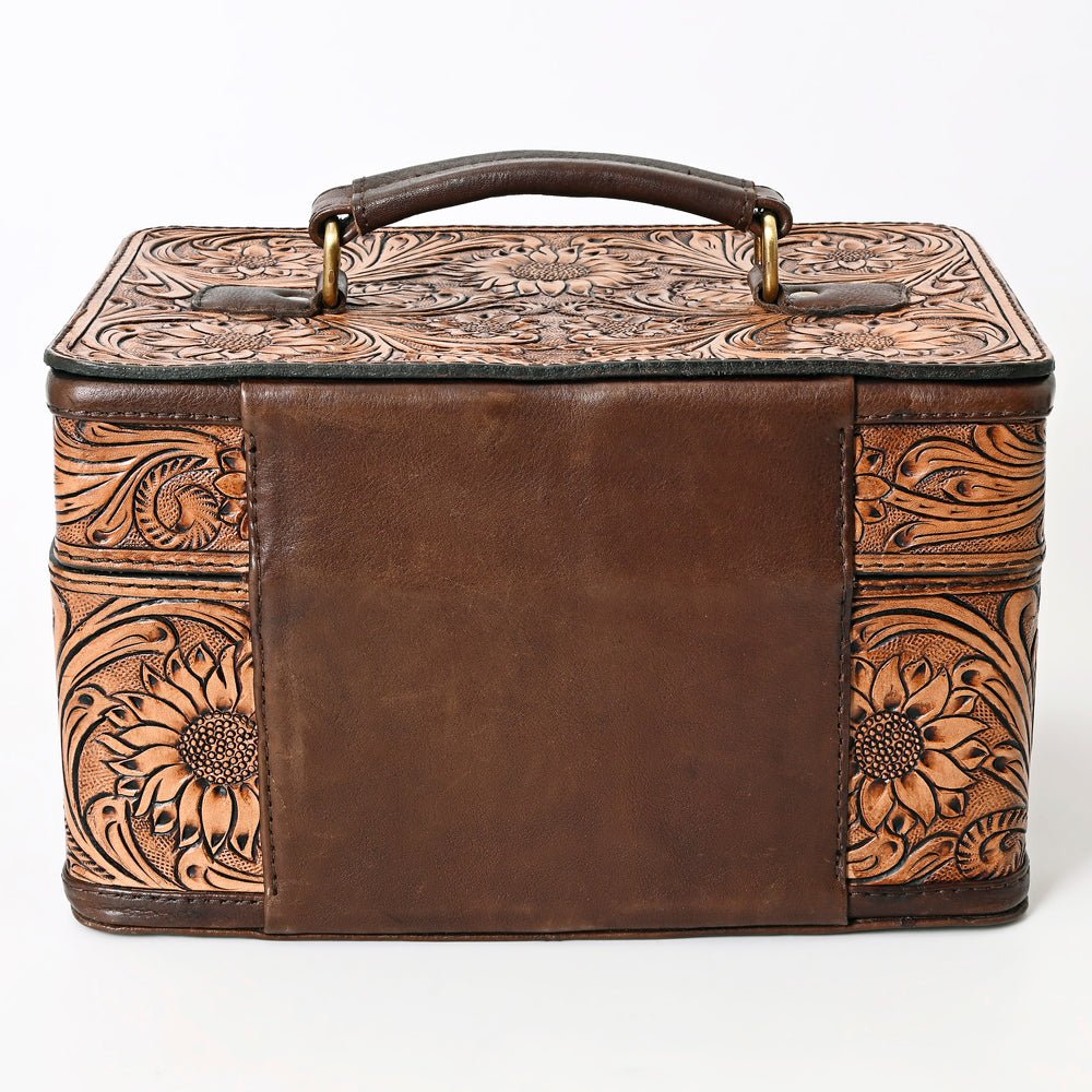 American Darling Hand Tooled Hair On Genuine Leather Women Bag Western Handbag Purse