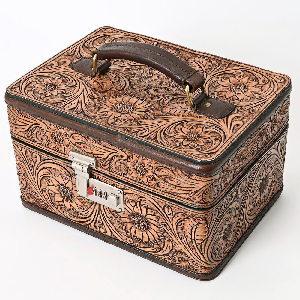 American Darling Hand Tooled Hair On Genuine Leather Women Bag Western Handbag Purse