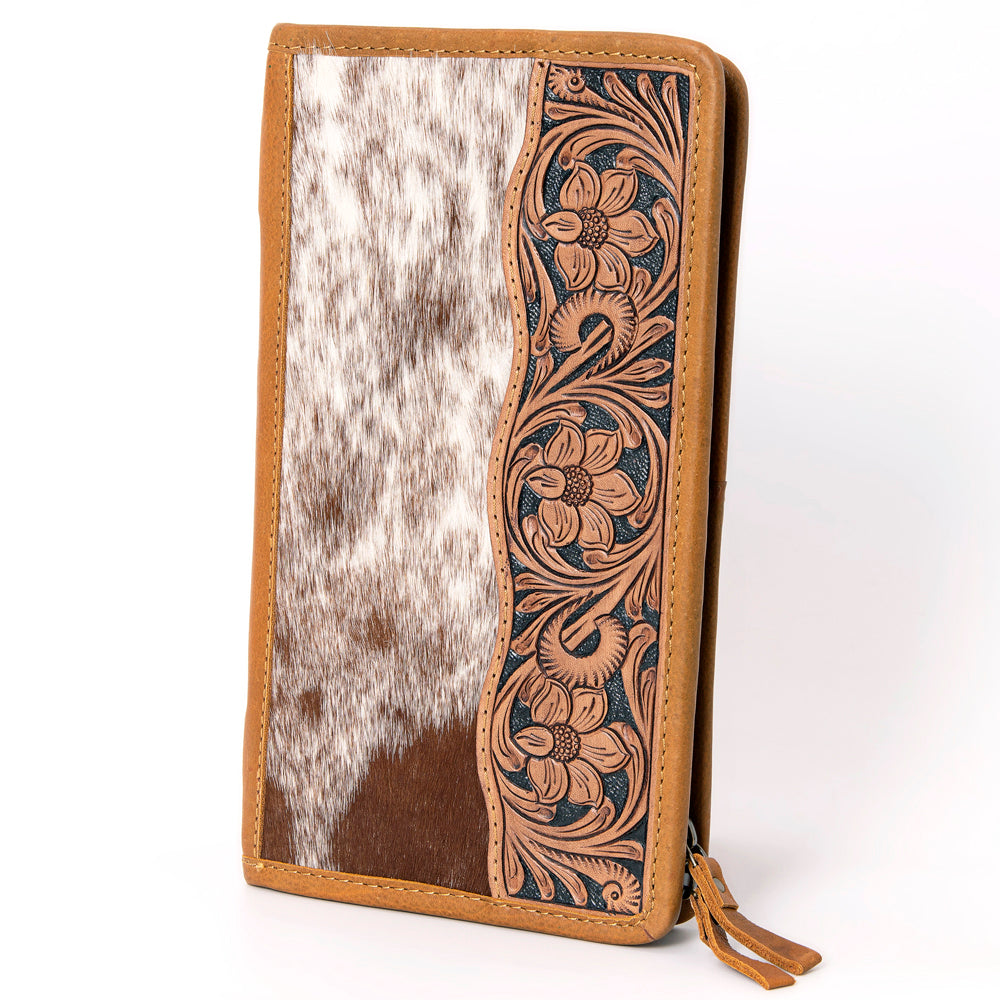 American Darling Hand Tooled Hair On Genuine Leather Women Bag Western Handbag Purse