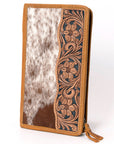 American Darling Hand Tooled Hair On Genuine Leather Women Bag Western Handbag Purse