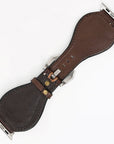 American Darling Beautifully Hand Tooled Painted Genuine Leather I watch Strap Men and Women Unisex