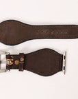 American Darling Floral Hand Tooled I watch Men Women Genuine Leather