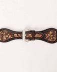American Darling Floral Hand Tooled I watch Men Women Genuine Leather