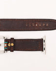 American Darling Floral Hand Tooled I watch Men Women Genuine Leather