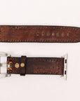 American Darling Floral Hand Tooled I watch Men Women Genuine Leather