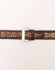 American Darling Beautifully Hand Tooled Genuine American Leather I watch Strap Men and Women Unisex