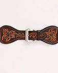 American Darling Floral Hand Tooled I watch Men Women Genuine Leather