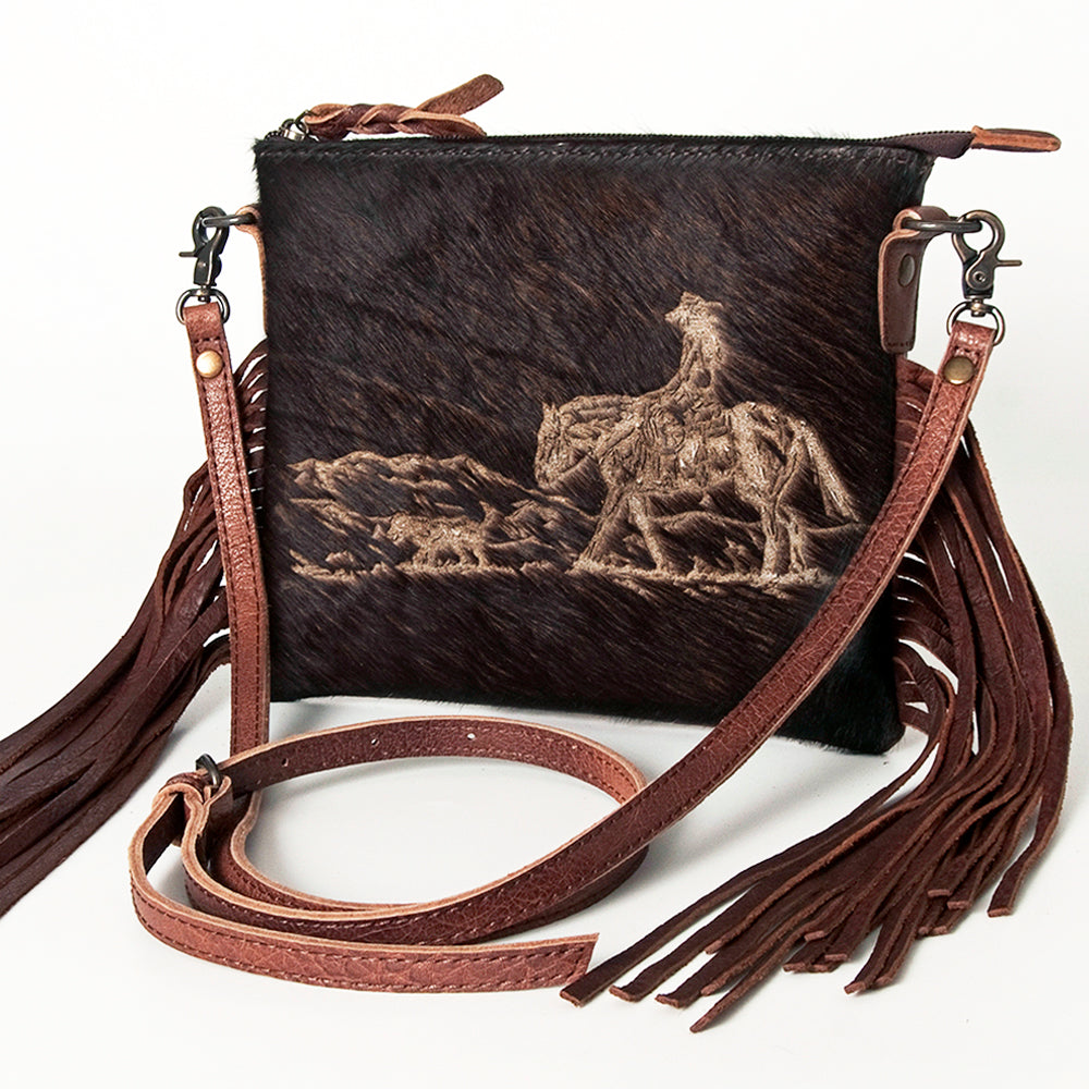 American Darling Small Crossbody Genuine Leather women bag western handbag purse