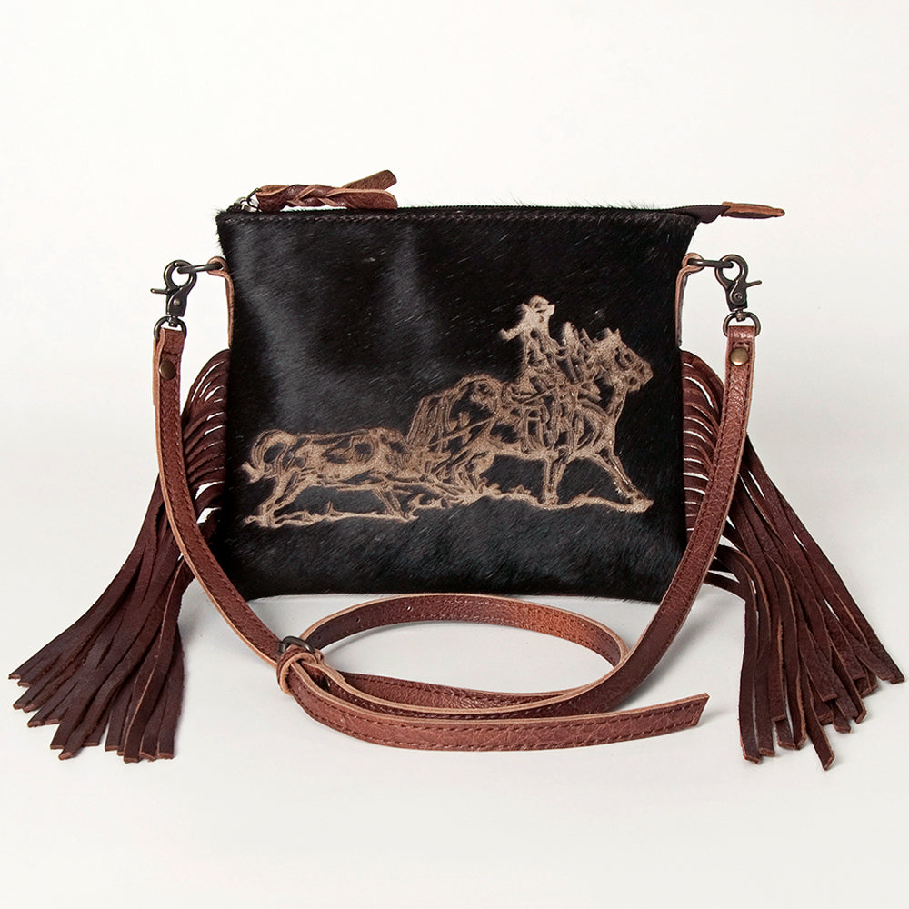 American Darling Small Crossbody Genuine Leather women bag western handbag purse