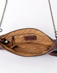 American Darling Cross Body I Hand Tooled Hair-On Genuine Leather Women Bag Western Handbag Purse