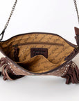 American Darling Cross Body I Hand Tooled Hair-On Genuine Leather Women Bag Western Handbag Purse