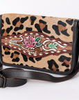 American Darling Cross Body I Hand Tooled Hair-On Genuine Leather Women Bag Western Handbag Purse
