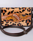 American Darling Cross Body I Hand Tooled Hair-On Genuine Leather Women Bag Western Handbag Purse