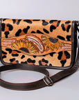 American Darling Cross Body I Hand Tooled Hair-On Genuine Leather Women Bag Western Handbag Purse