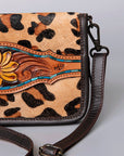 American Darling Cross Body I Hand Tooled Hair-On Genuine Leather Women Bag Western Handbag Purse