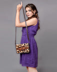 American Darling Cross Body I Hand Tooled Hair-On Genuine Leather Women Bag Western Handbag Purse