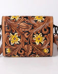 American Darling Hand Tooled Genuine Leather Women Bag Western Handbag Purse