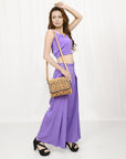 American Darling Hand Tooled Genuine Leather Women Bag Western Handbag Purse