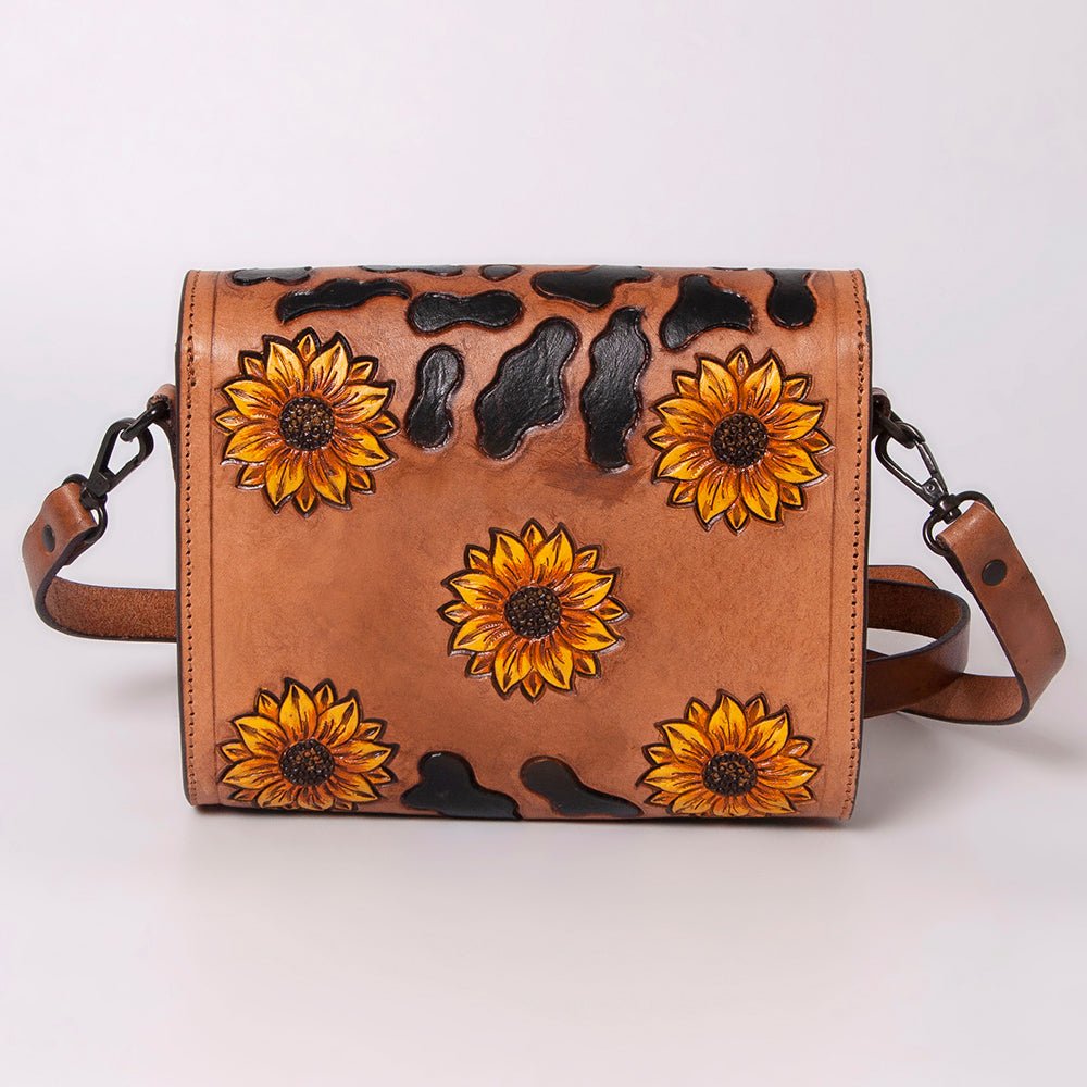 American Darling Hand Tooled Genuine Leather Women Bag Western Handbag Purse