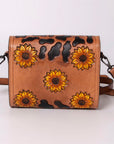 American Darling Hand Tooled Genuine Leather Women Bag Western Handbag Purse