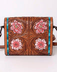 American Darling Hand Tooled Genuine Leather Women Bag Western Handbag Purse