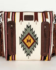 American Darling ADBGZ666 Signature Crossbody Hand Tooled Saddle Blanket Genuine Leather Women Bag Western Handbag Purse