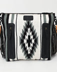 American Darling ADBGZ673 Signature Crossbody Hand Tooled Saddle Blanket Genuine Leather Women Bag Western Handbag Purse