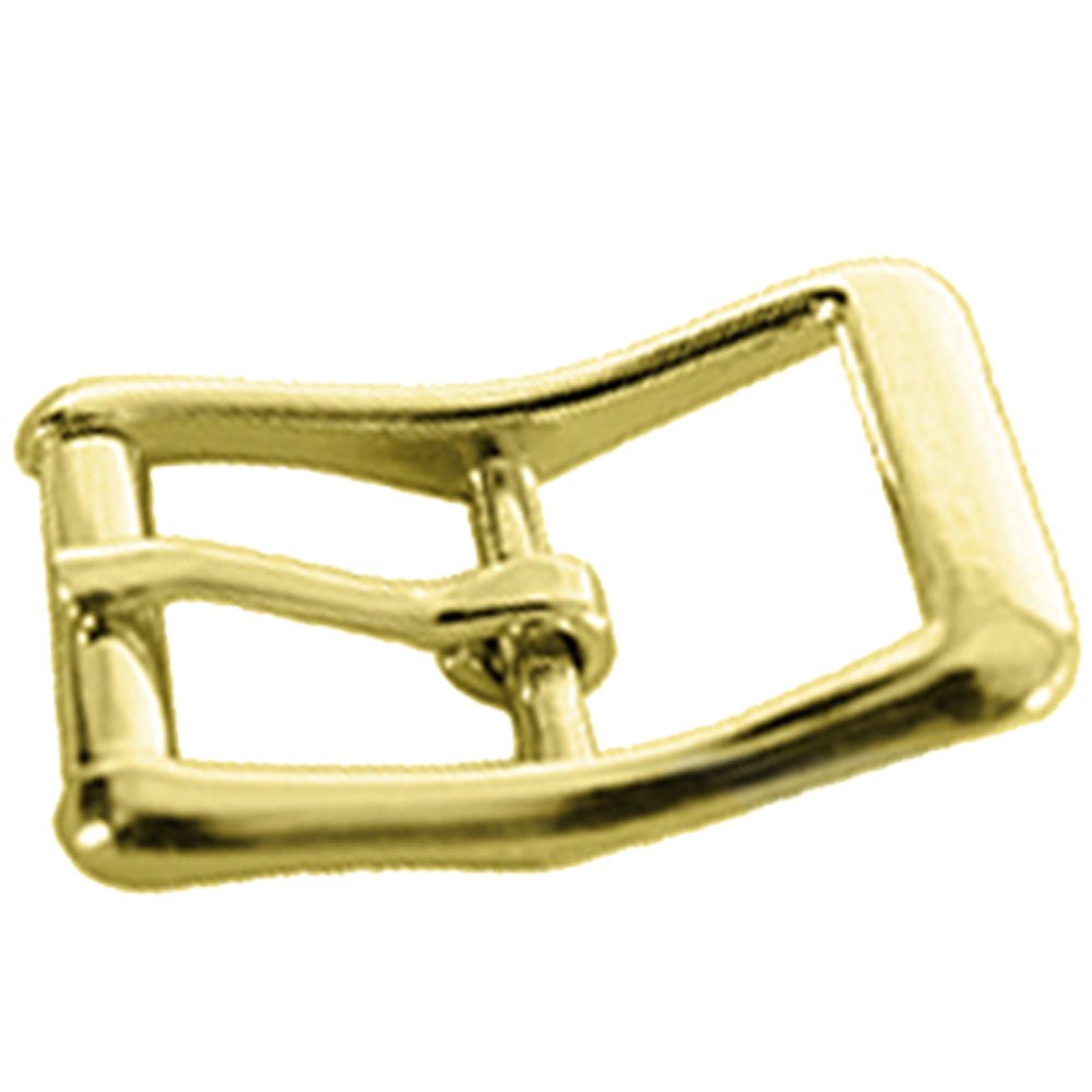 1/2" Hilason Die Cast Center Bar Roller Buckle Brass Plt. – Hilason