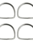 Hilason 3 1/2 In H. Saddle Stainless Steel Stamp Rigging Dee – Hilason