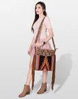 American Darling ADBGZ678 Signature Crossbody Hand Tooled Saddle Blanket Genuine Leather Women Bag Western Handbag Purse