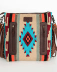 ADBGZ682 American Darling Hand Tooled Saddle Blanket Genuine Leather Women Bag Western Handbag Purse