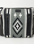 American Darling ADBGZ684 Signature Crossbody Hand Tooled Saddle Blanket Genuine Leather Women Bag Western Handbag Purse
