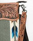 ADBGZ688 American Darling Hand Tooled Saddle Blanket Genuine Leather Women Bag Western Handbag Purse