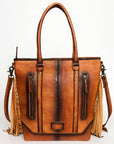 American Darling ADBG1030B Tote Hair-On Genuine Leather women bag western handbag purse