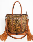 American Darling ADBG1030B Tote Hair-On Genuine Leather women bag western handbag purse