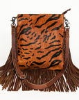American Darling ADBGS192BP Messenger Hair-On Genuine Leather Women Bag Western Handbag Purse