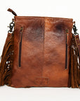American Darling ADBGS192BQ Messenger Hair-On Genuine Leather Women Bag Western Handbag Purse