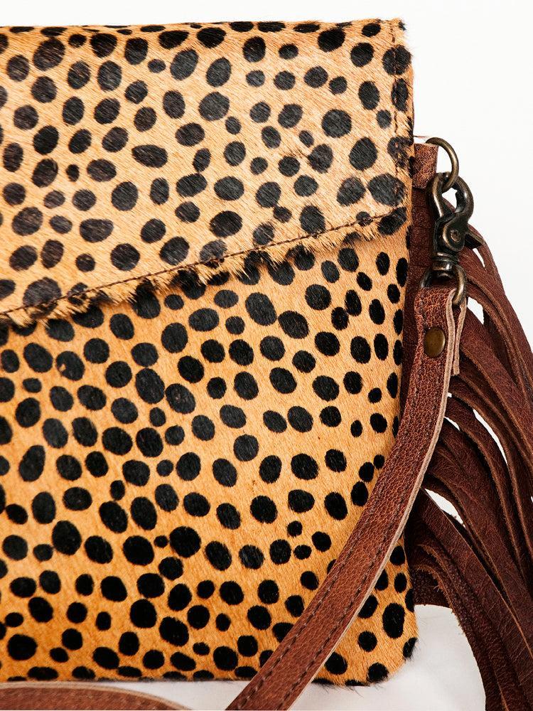 American Darling ADBGS178BD Envelope Hair-On Genuine Leather Women Bag Western Handbag Purse