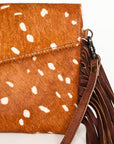 American Darling ADBGS178BF Envelope Hair-On Genuine Leather Women Bag Western Handbag Purse