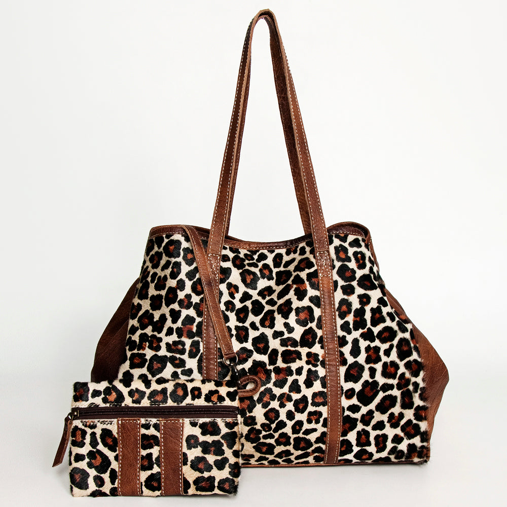 American Darling ADBG1032 Tote Hair-On Genuine Leather Women Bag Western Handbag Purse