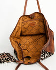 American Darling ADBG1032 Tote Hair-On Genuine Leather Women Bag Western Handbag Purse