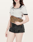 American Darling Wristlet Genuine Leather Women Bag W. Handbag Purse –