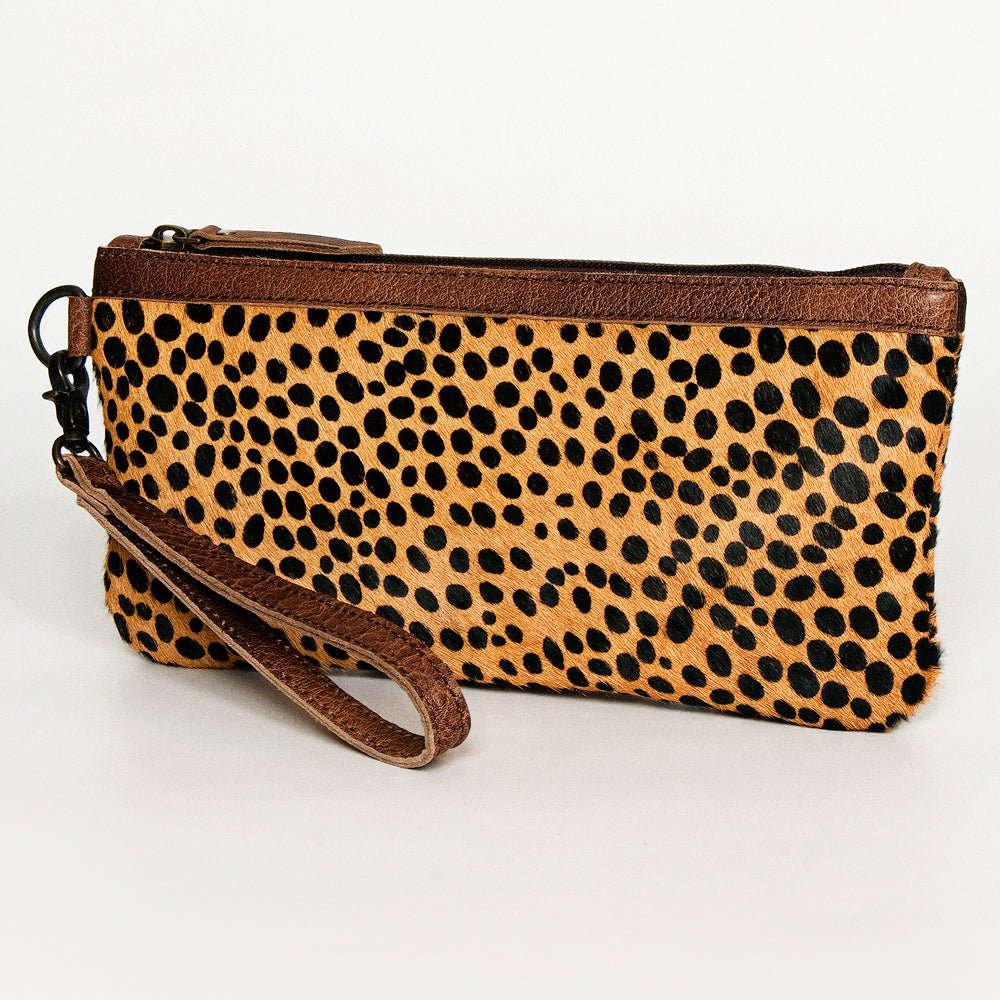 American Darling Wristlet Genuine Leather Women Bag W. Handbag Purse –