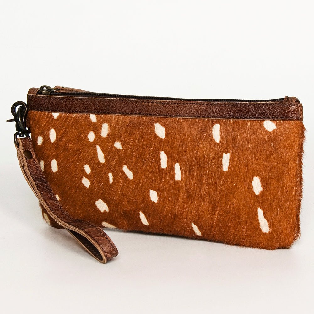 American Darling Wristlet Genuine Leather Women Bag W. Handbag Purse –