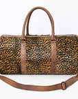 American Darling Women's Duffel Bag Western Hair On Genuine Leather Handbag and Ladies Purse
