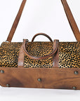 American Darling Women's Duffel Bag Western Hair On Genuine Leather Handbag and Ladies Purse