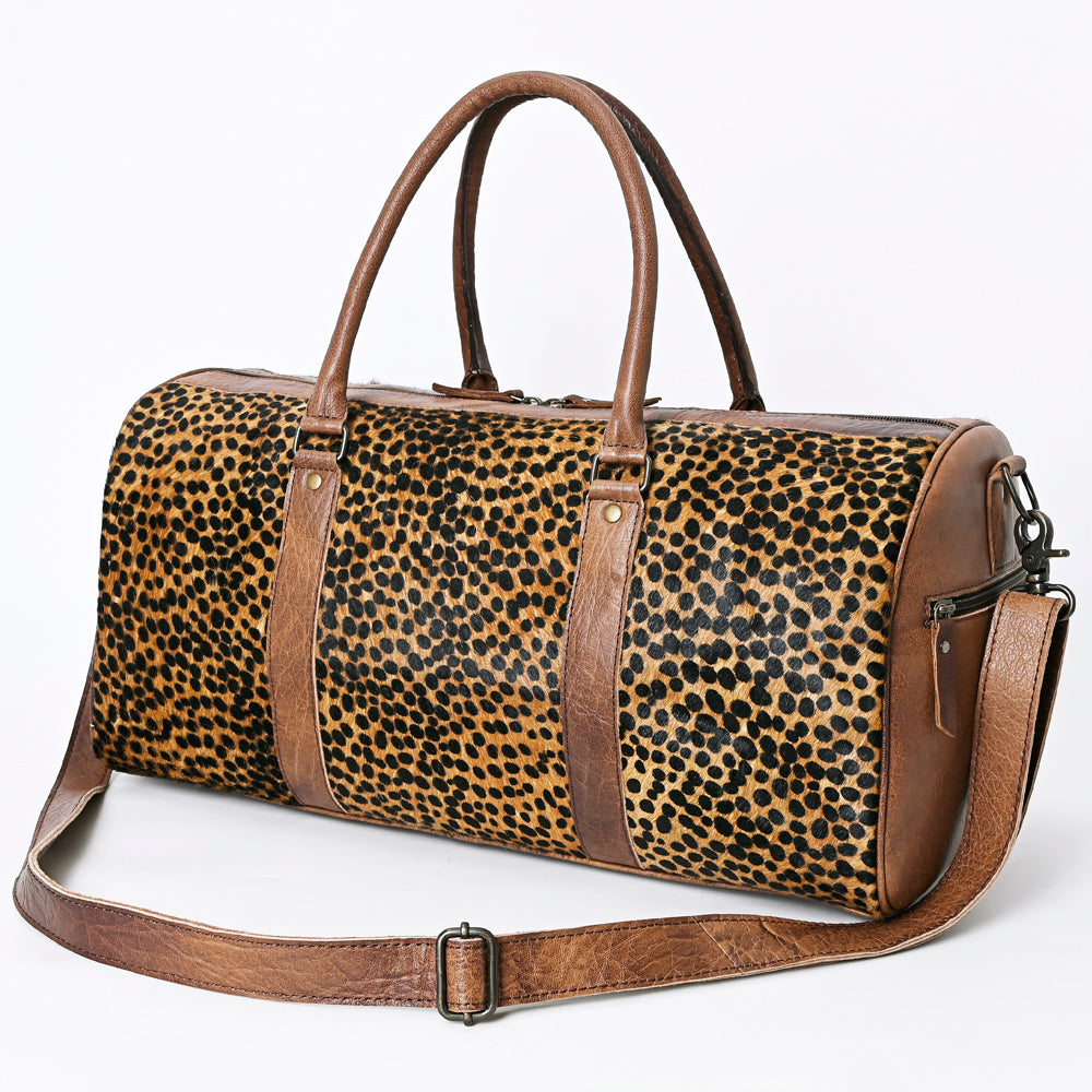 American Darling ADBGS174F Duffel Hair-On Genuine Leather Women Bag Western Handbag Purse