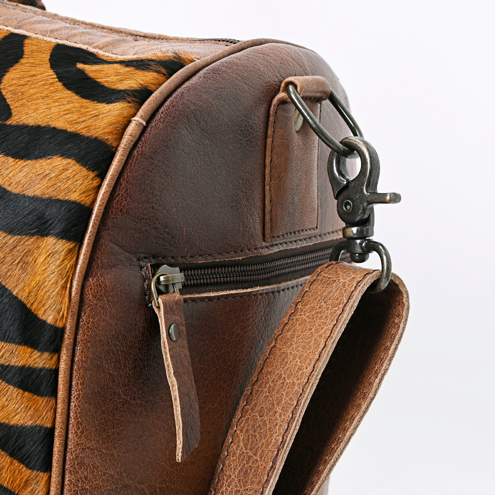 American Darling ADBGS174G Duffel Hair-On Genuine Leather Women Bag Western Handbag Purse